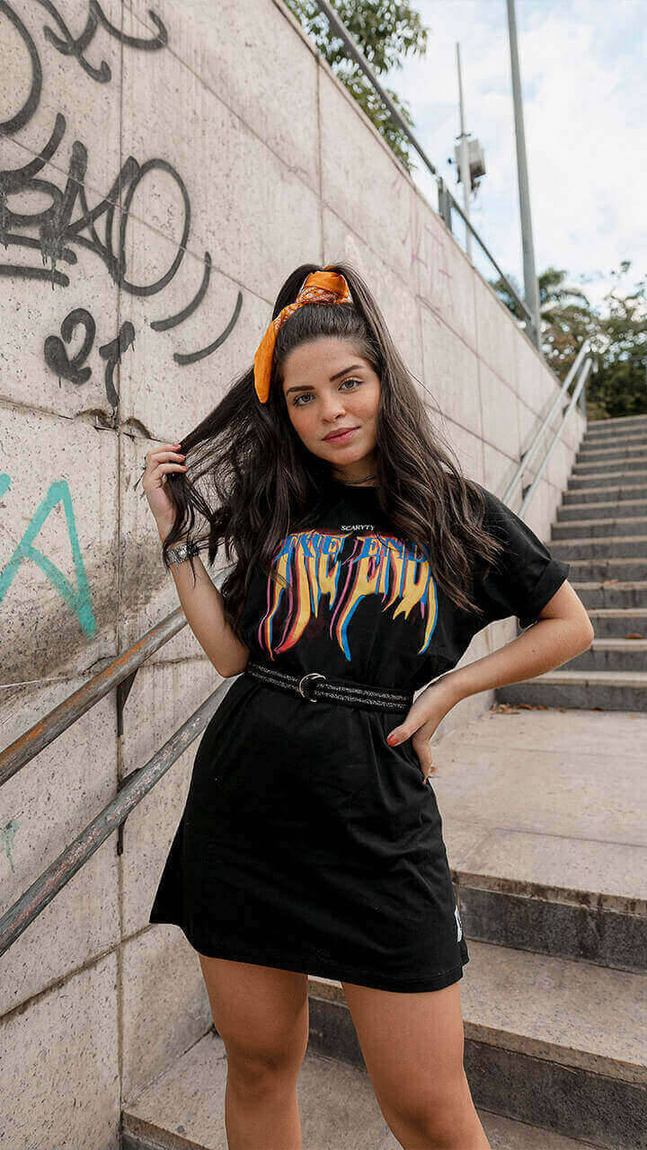 OVERSIZED DISSOLVE, CAMISETA THE END E OVERSIZED A NEW BEGINNING MASCULINO E FEMININO